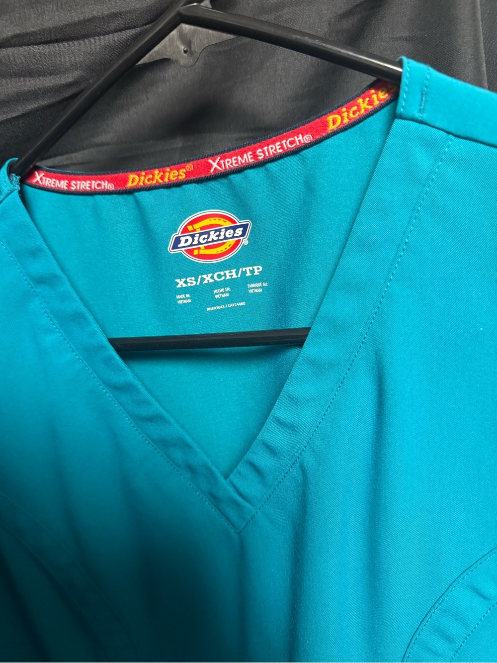 Dickies and Purple Label Teal and Red V-Neck Medical Scrub Sets - Picture 2 of 10